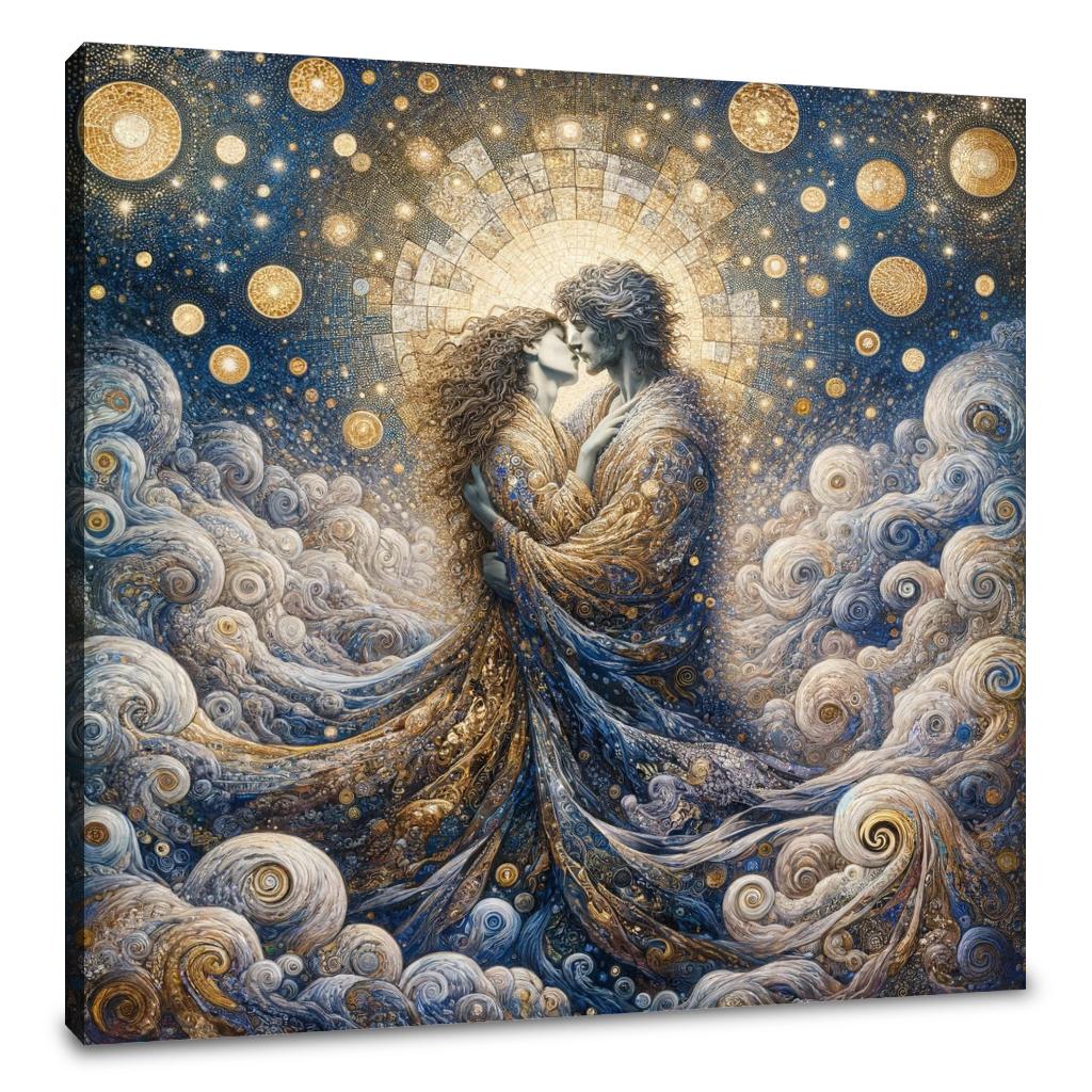Starry Embrace Canvas
