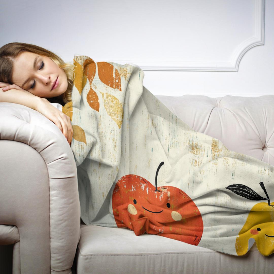 Chatting Fruits Blanket