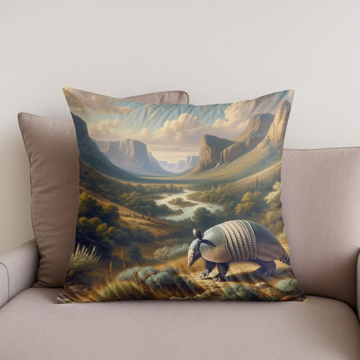 Westward Wander Cotton Cushion