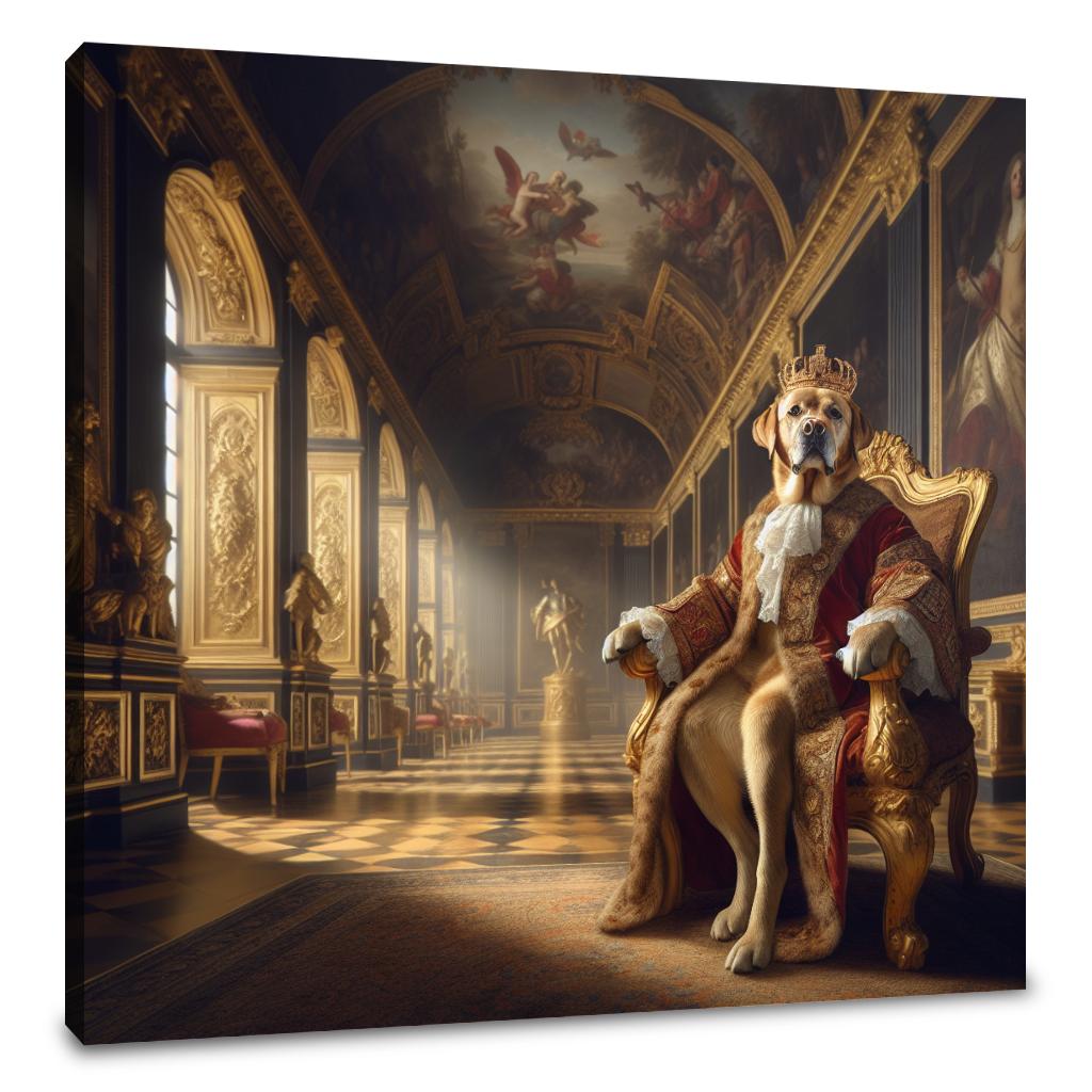 Baroque Labrador Royalty Canvas