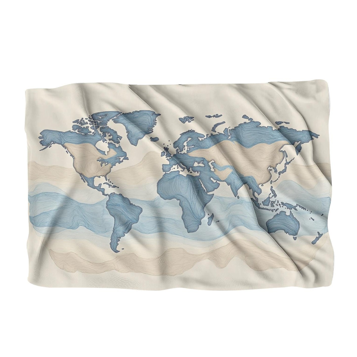 Worldly Outlines Blanket