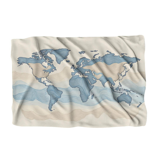 Worldly Outlines Blanket