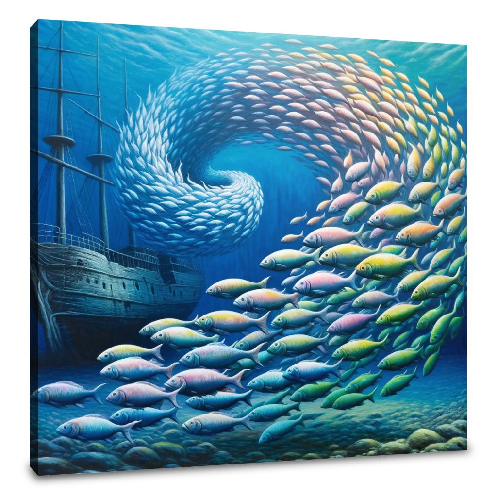 Aquatic Symphony Canvas