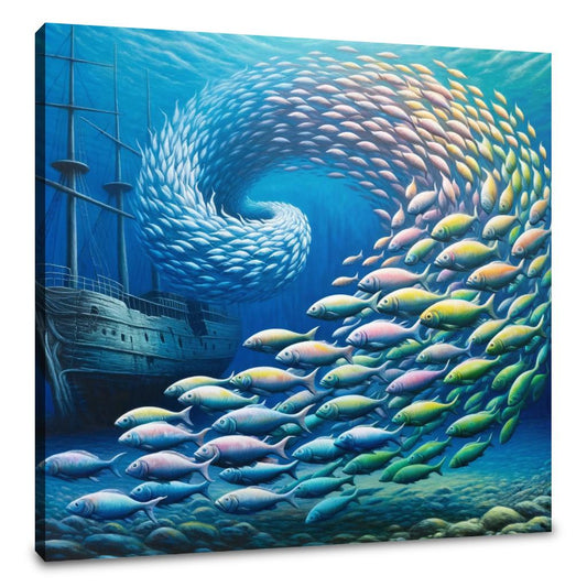 Aquatic Symphony Canvas