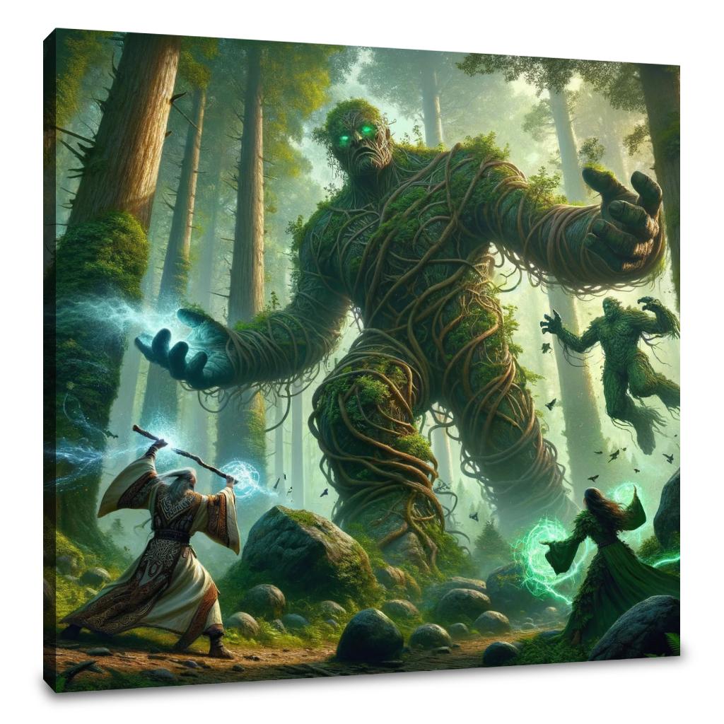 Forest Guardians' Standoff Canvas