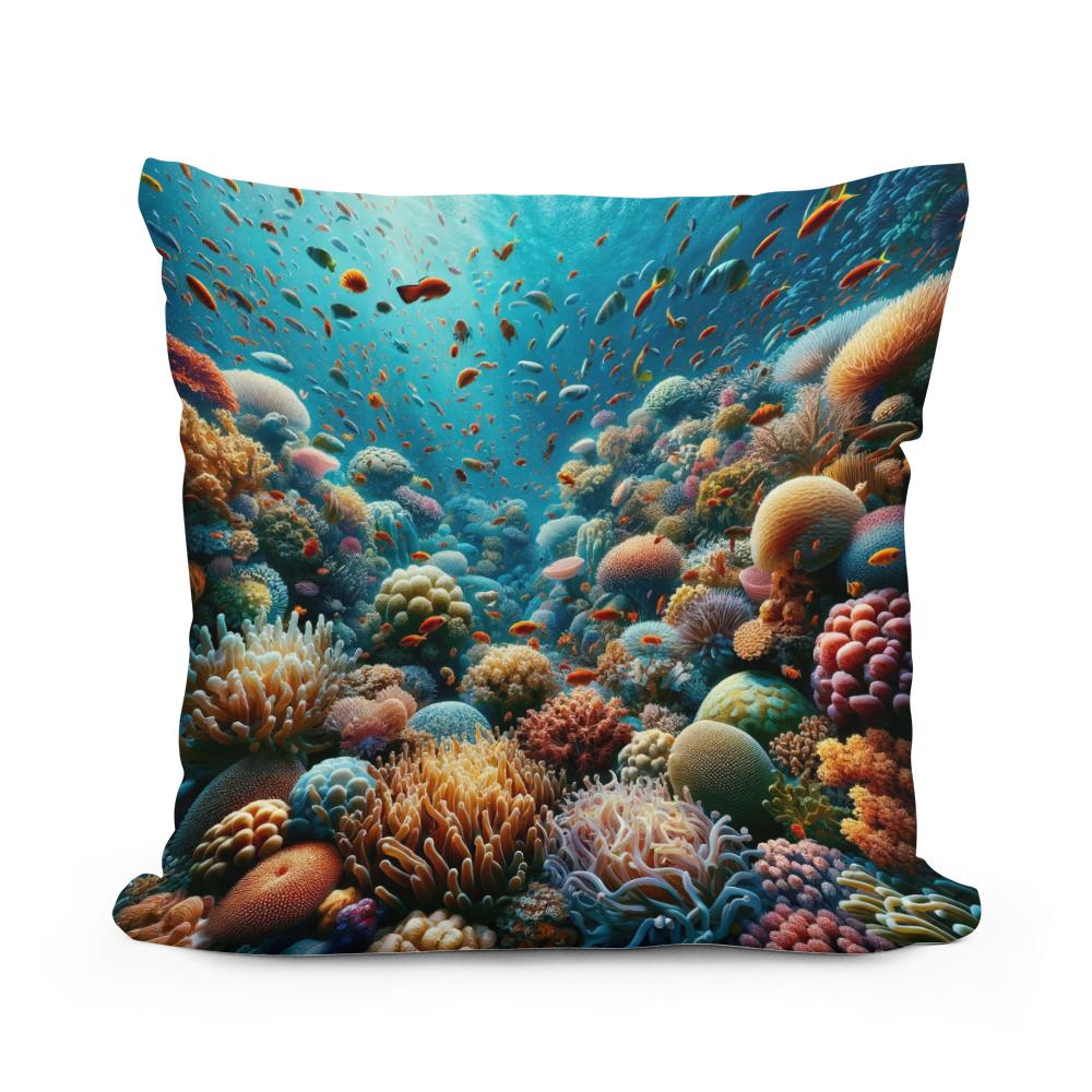 Reef Splendour Cotton Cushion