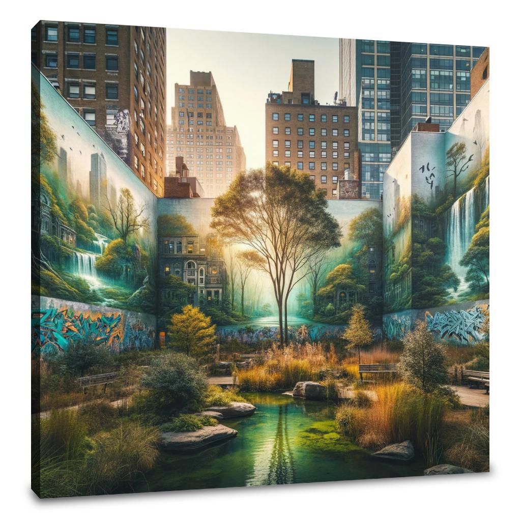 Urban Oasis Canvas