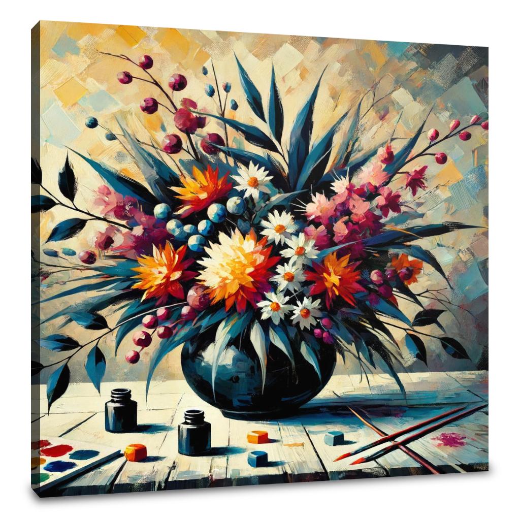 Bold Ikebana Canvas