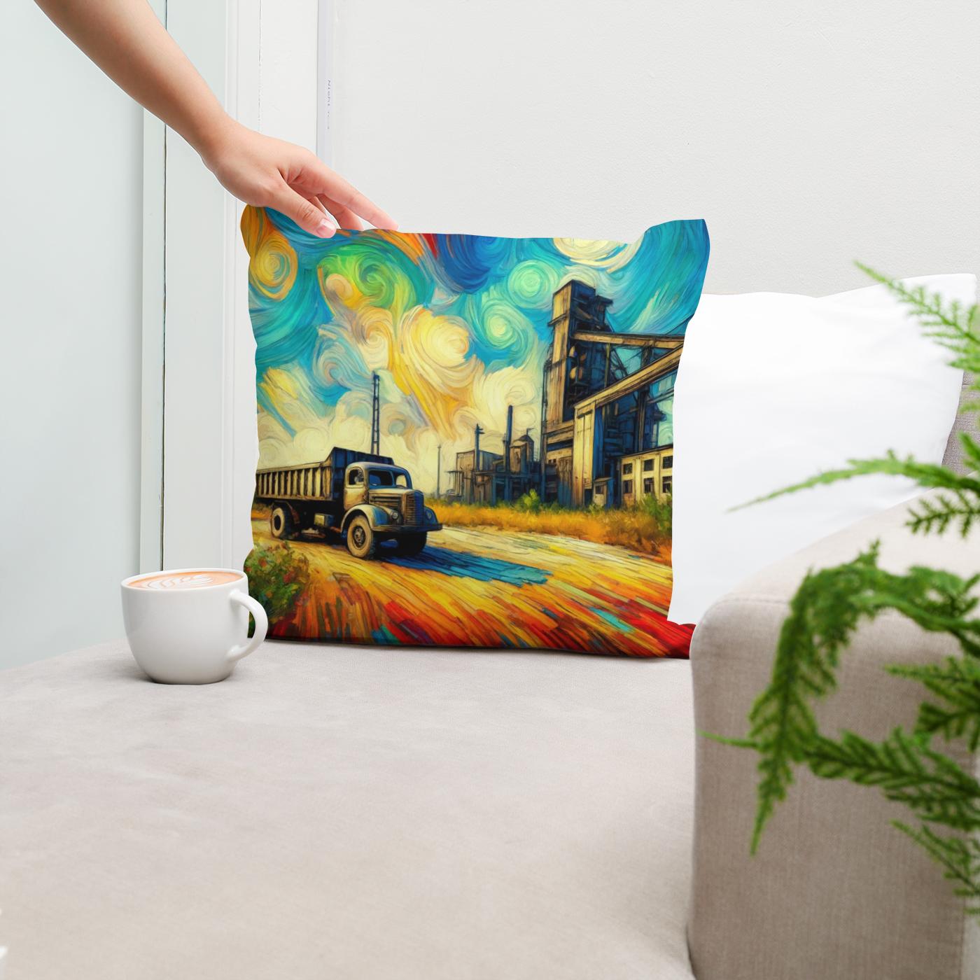 Echoes of Industry Cotton Cushion