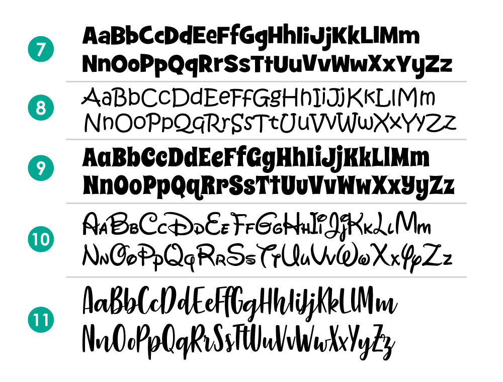 Name Wall Stickers – Personalised Vinyl Decals for Bedrooms & Nursery