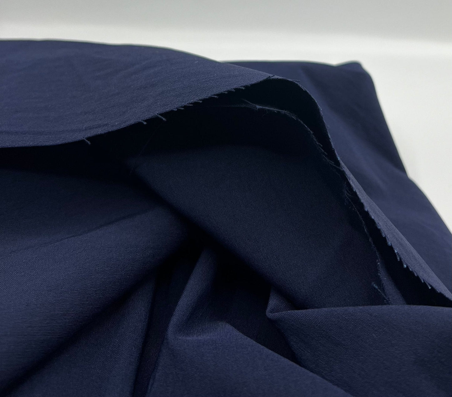 Navy Bengaline Stretch Fabric