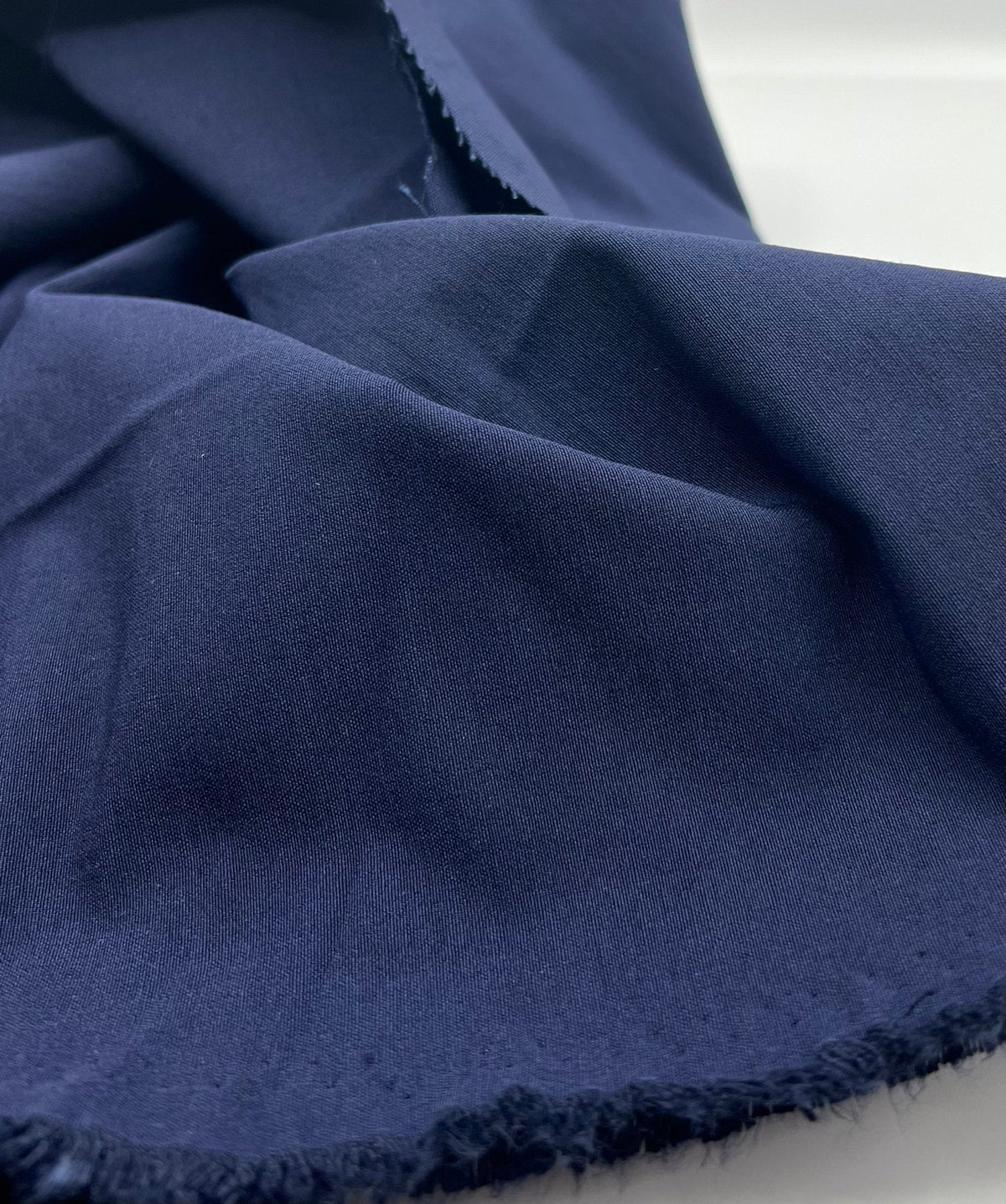 Navy Bengaline Stretch Fabric