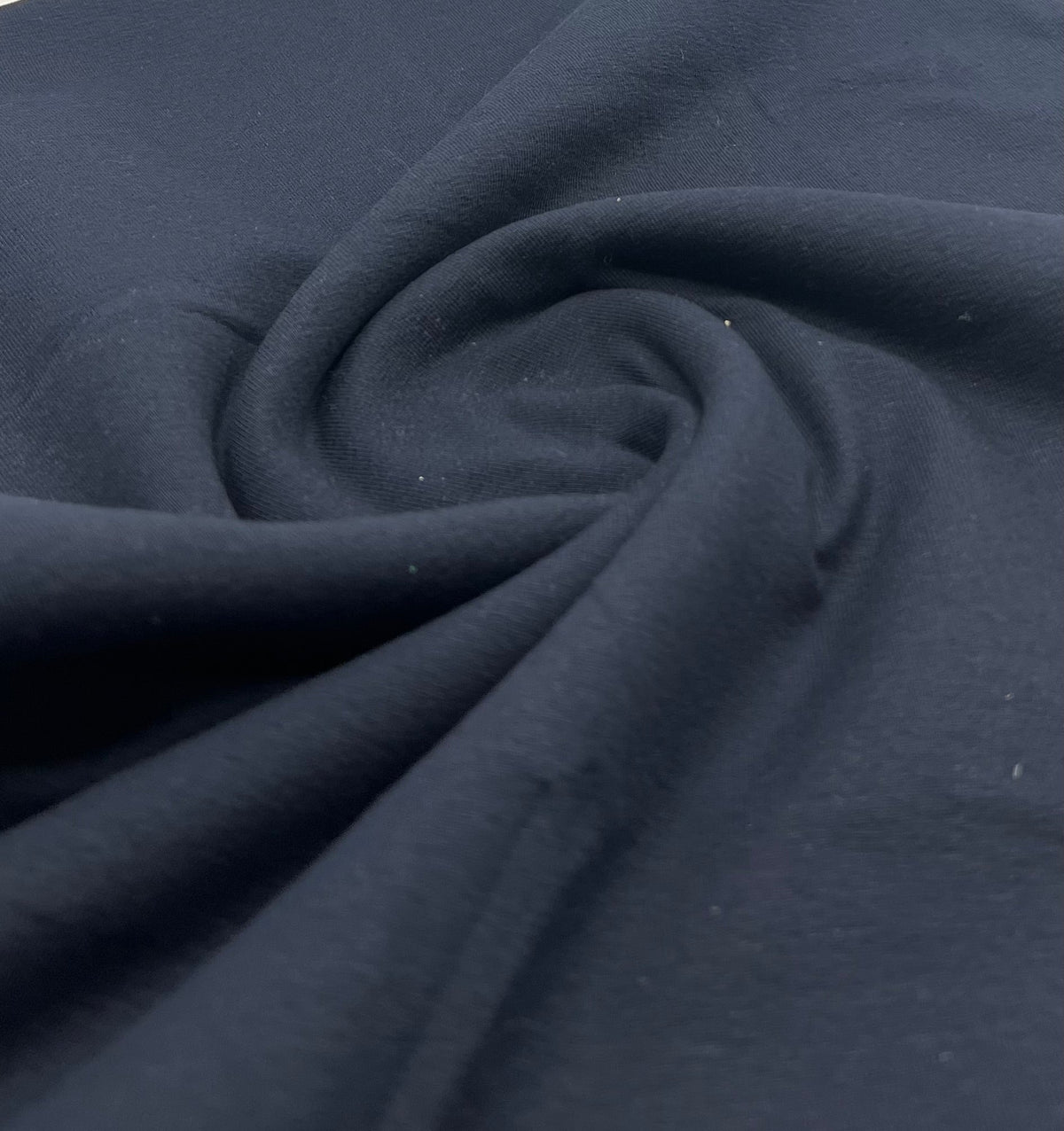 Navy Cotton Stretch Jersey 200 GSM 95/5 Lycra 4 Way Stretch