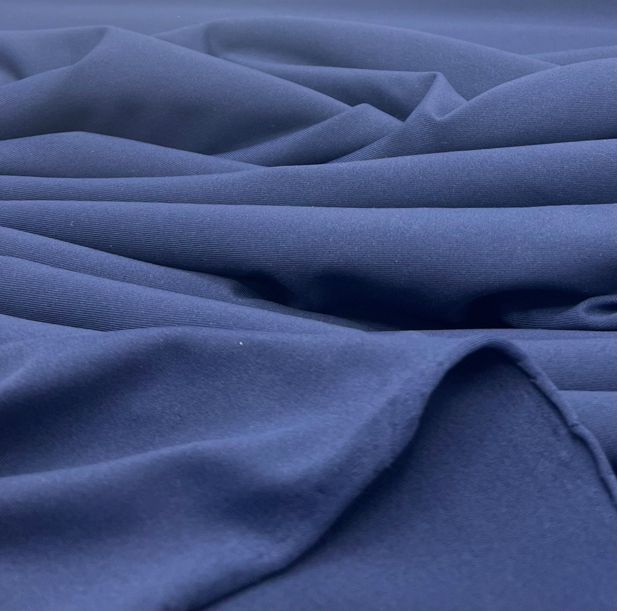 Navy Stretch Jersey 220GSM 4 Way Stretch Fabric