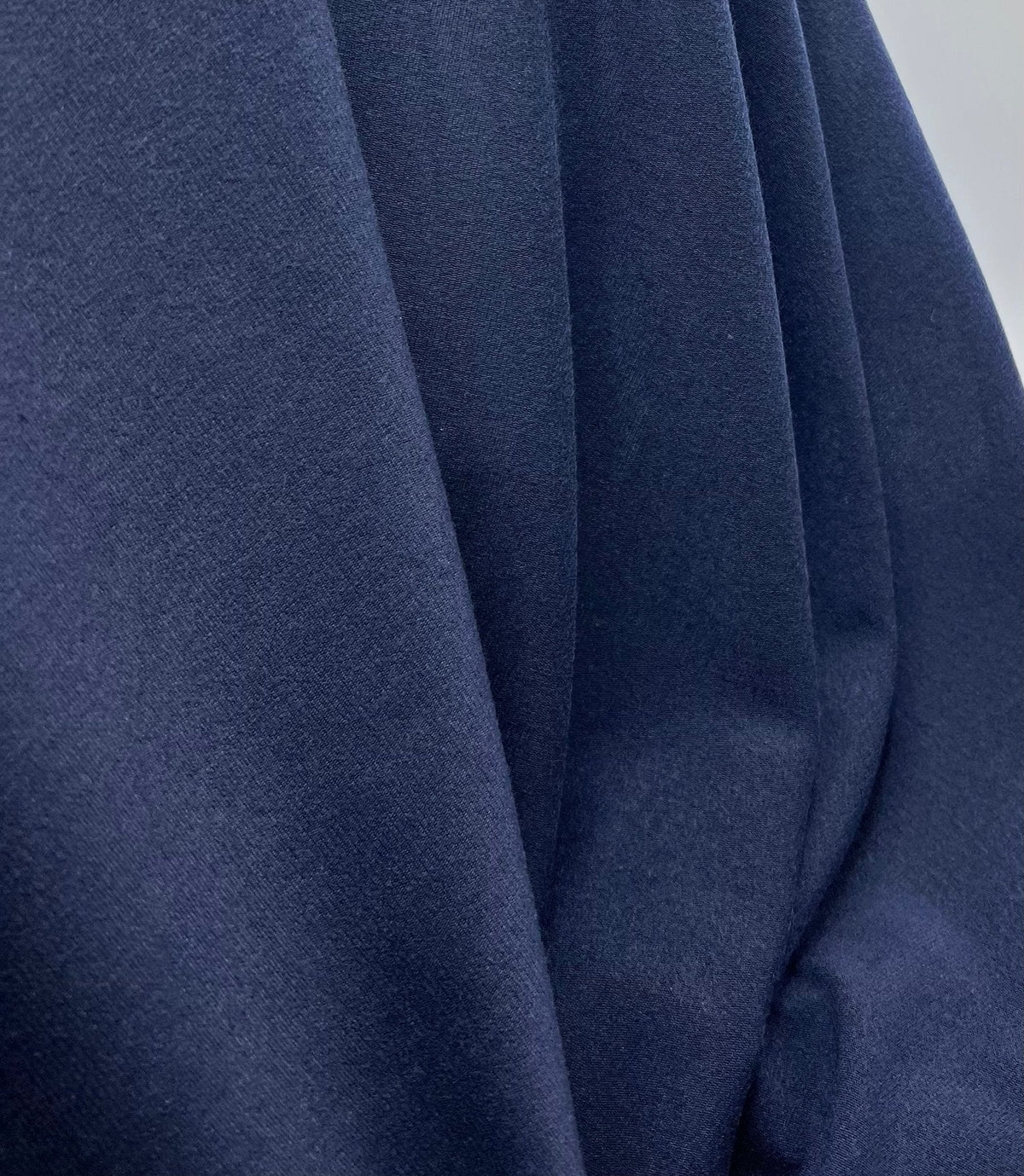 Navy Lightweight Melange Knit Stretch Fabric