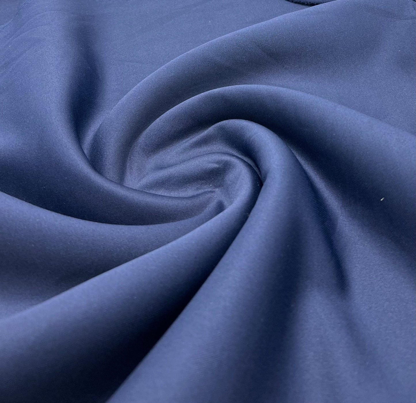 Navy Plain Scuba 4 Way Stretch Smooth Jersey Fabric