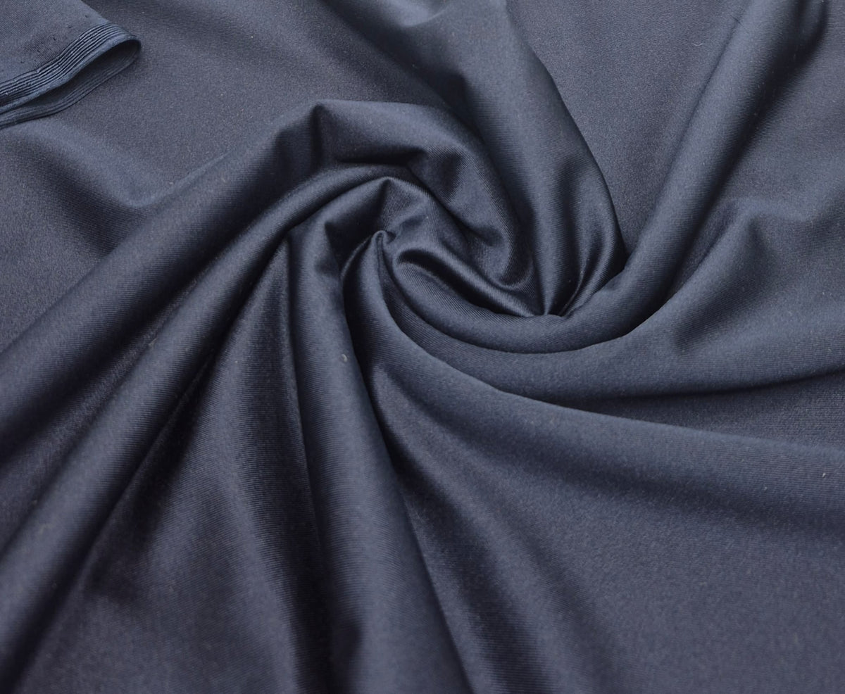 Navy Swimwear / Sportswear 4 Way Stretch Fabric