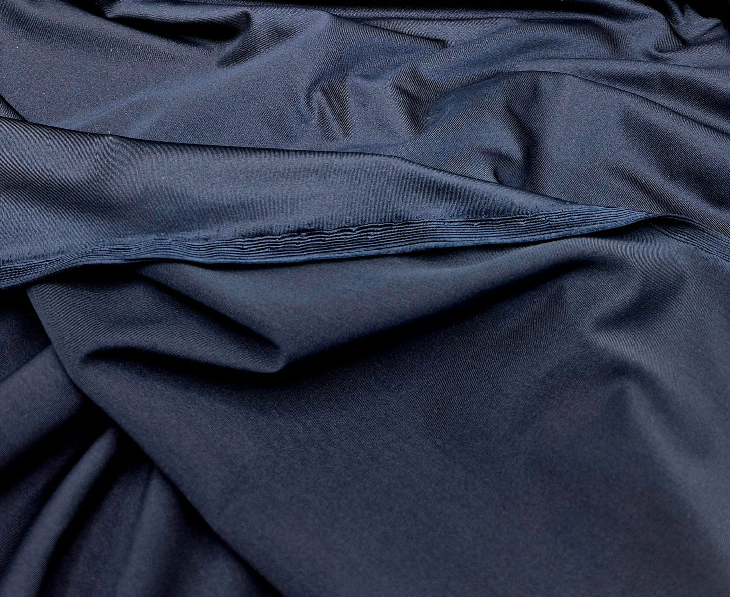 Navy Swimwear / Sportswear 4 Way Stretch Fabric
