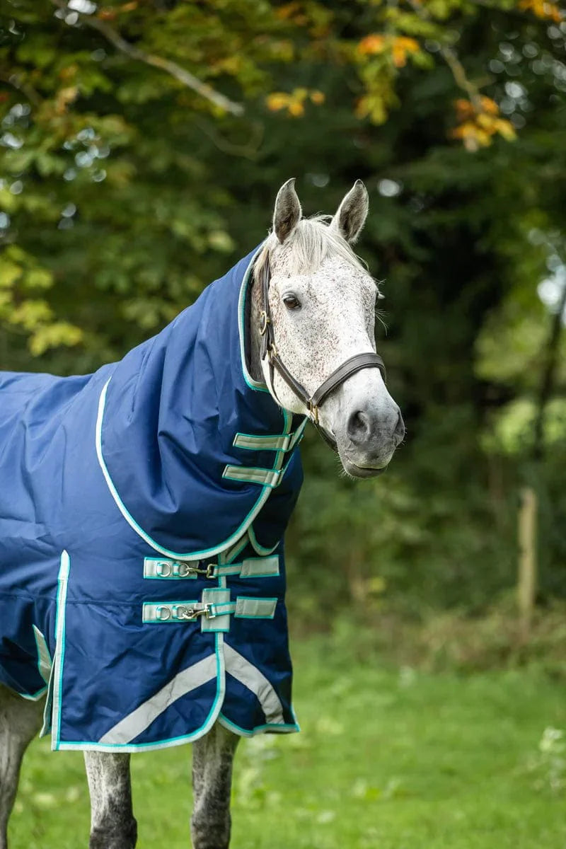 200G Detachable Neck Turnout Rug - Navy