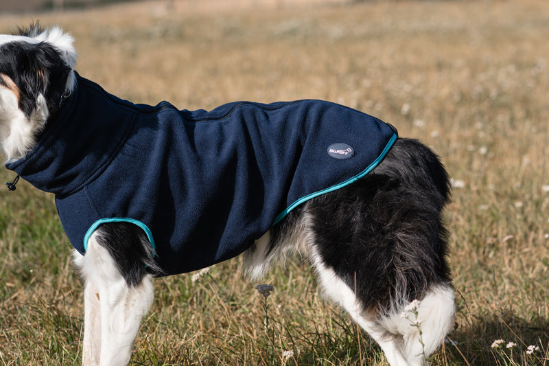 Fleece Dog Coat - Navy