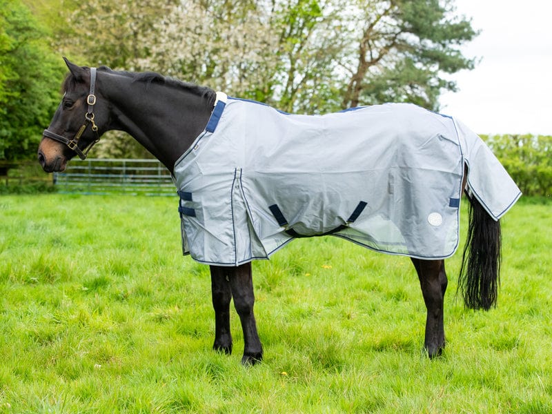 Nylon Fly Cool Rug - Grey/Navy