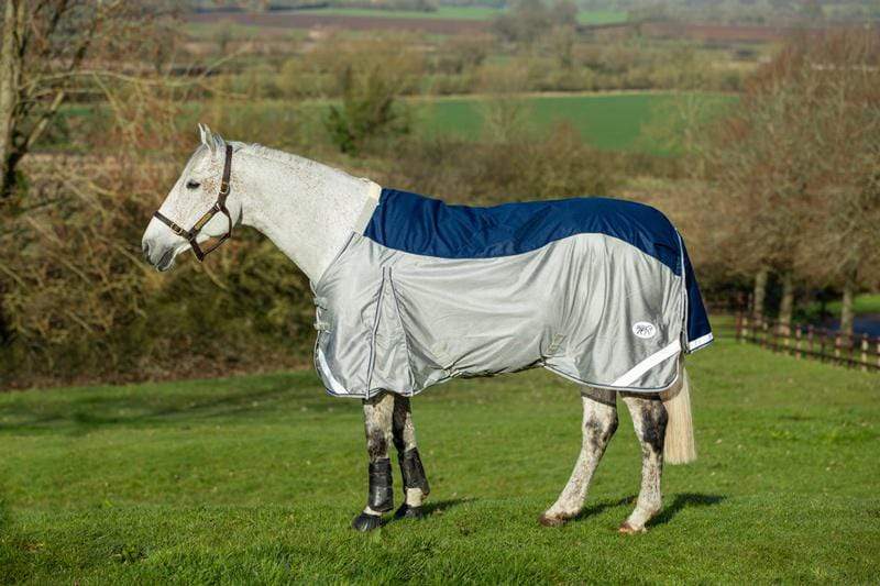 Fly Turnout Combination Rug -Navy (Mesh)