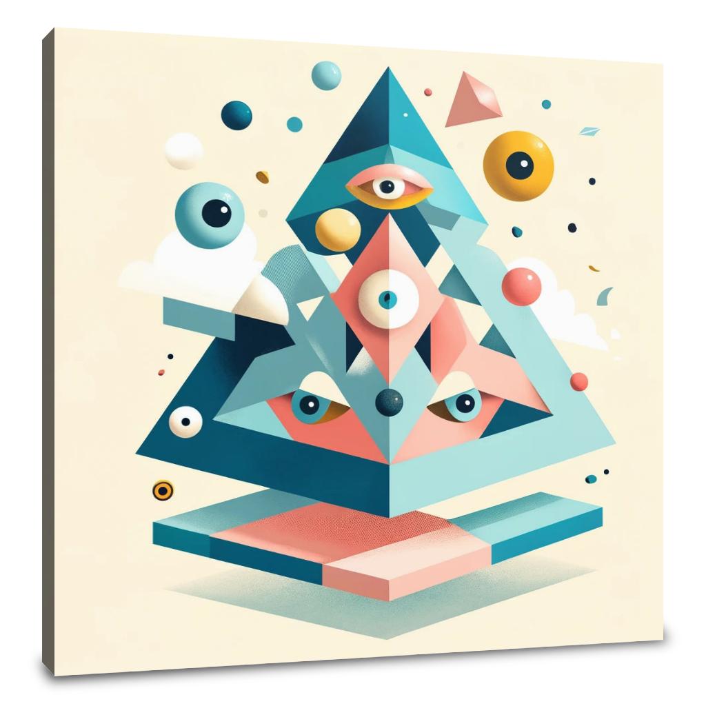 Dreamscape Pyramid Canvas