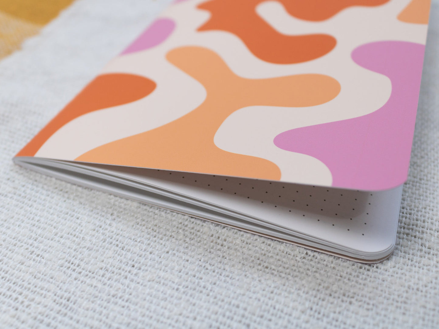 A5 Handmade Notebook with Abstract Design