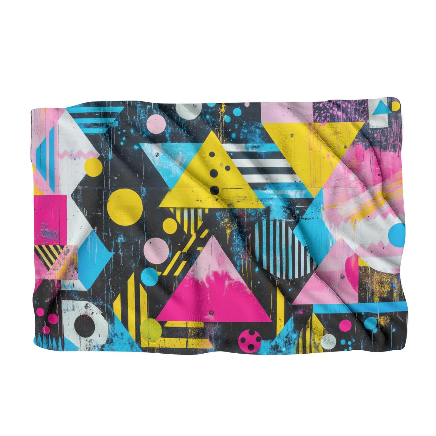 Geometric Graffiti Blanket