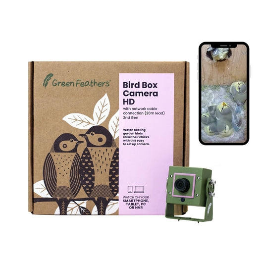 4MP Wired Network Camera for Birdbox & Wildlife Habitats (25fps)