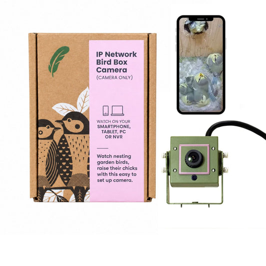 4MP Wired Network Camera for Birdbox & Wildlife Habitats (25fps)