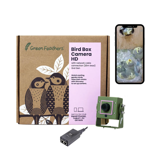 4MP Wired Network Camera for Birdbox & Wildlife Habitats (25fps) PoE Version