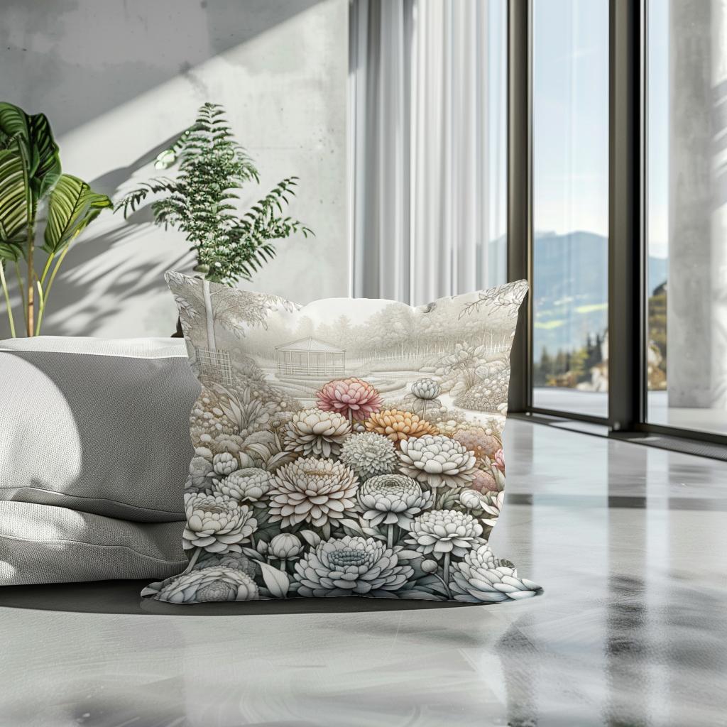 Symphony in Bloom Cotton Cushion