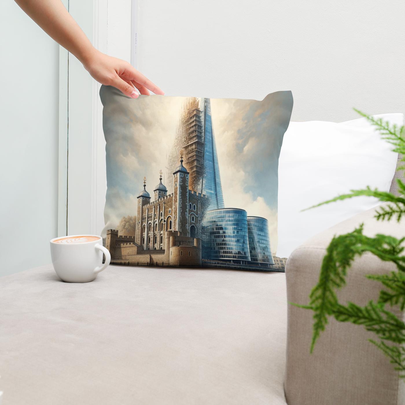 Timeless London Merge Cotton Cushion