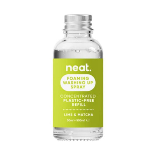 Neat Foaming Washing Up Spray Refill Lime & Matcha Concentrate
