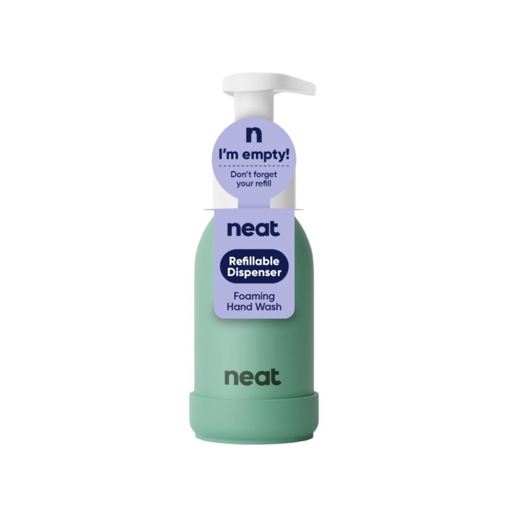 Neat Refillable Foaming Hand Wash Dispenser – Recycled Aluminium Bottle (Sage, Stone, Midnight)