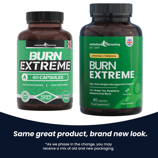 Burn Extreme High Strength Weight Loss Supplement - Caffeine-Free and Vegetarian