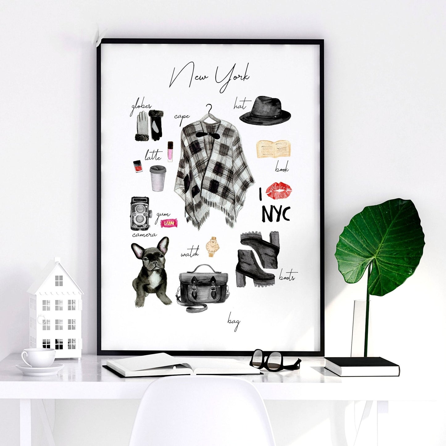 New York wall art travel poster