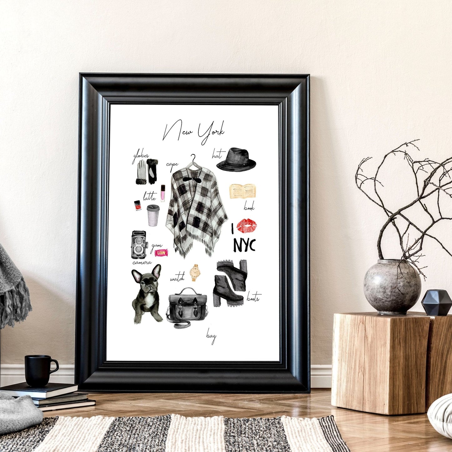 New York wall art travel poster