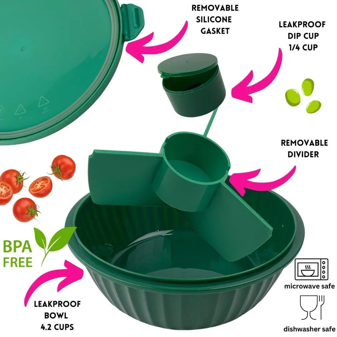 NEW! Yumbox Poke Bowl with 3 Compartment Divider - Various Colours