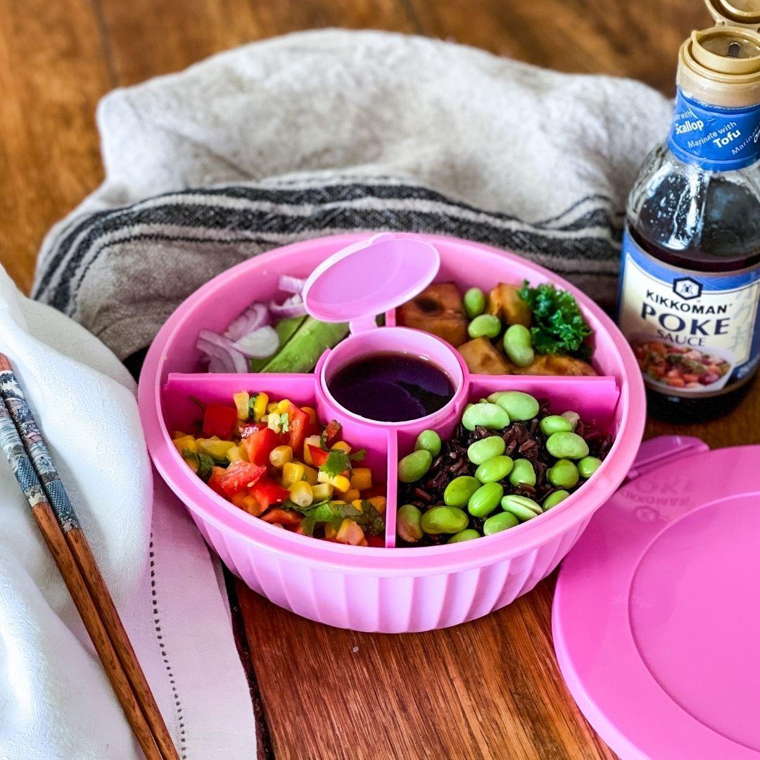 NEW! Yumbox Poke Bowl with 4 Compartment Divider - Various Colours
