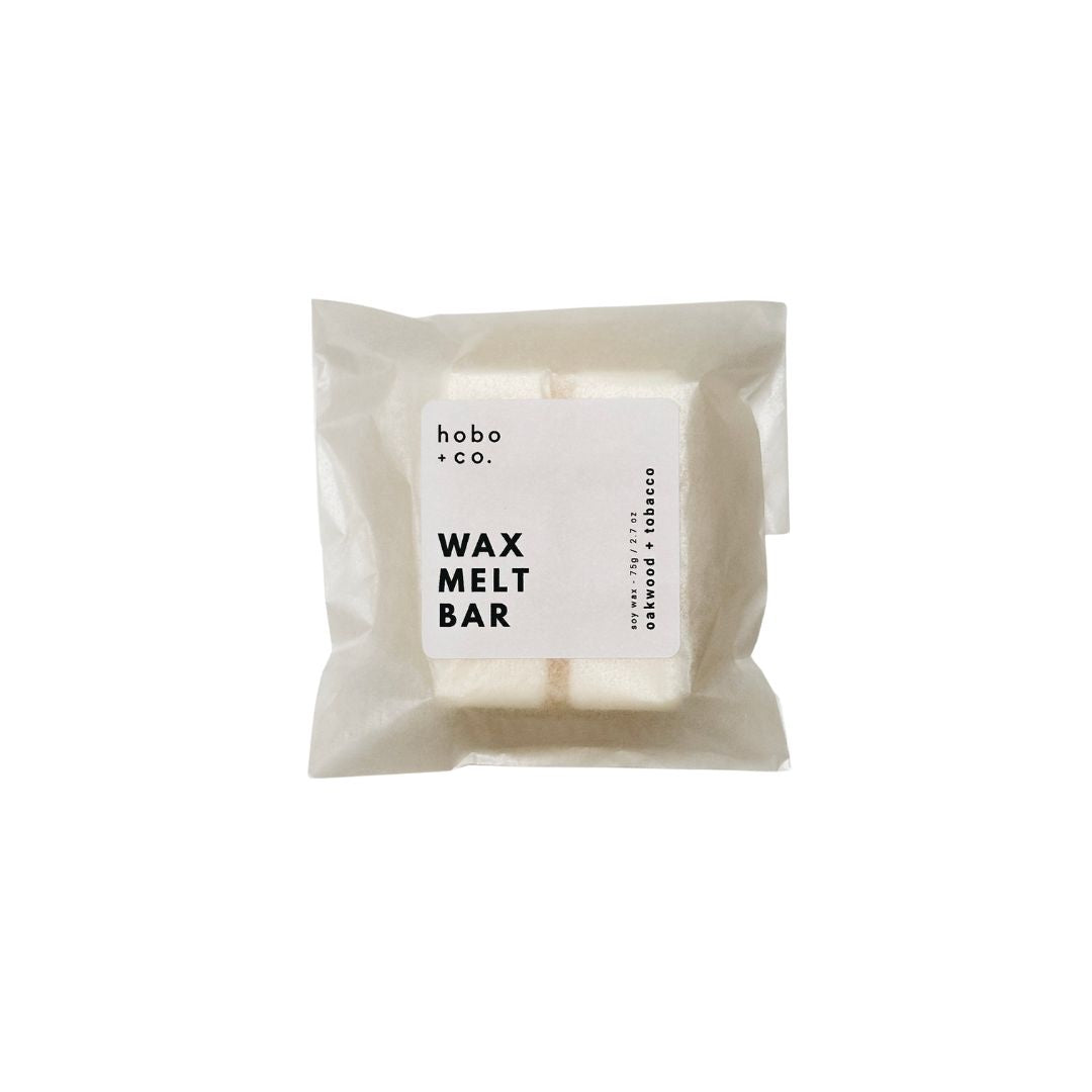 Oakwood and tobacco Wax Melt Bar