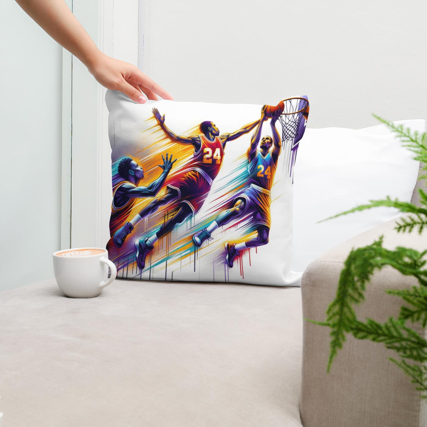 Courtside Clash Cotton Cushion