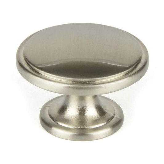 M4TEC Gillock F9 Brushed Nickel Cupboard Knob – 38mm Cabinet, Drawer & Door Handle