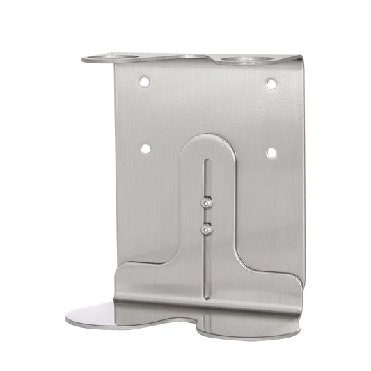 Nickel Double Wall Mounted Soap Dispenser