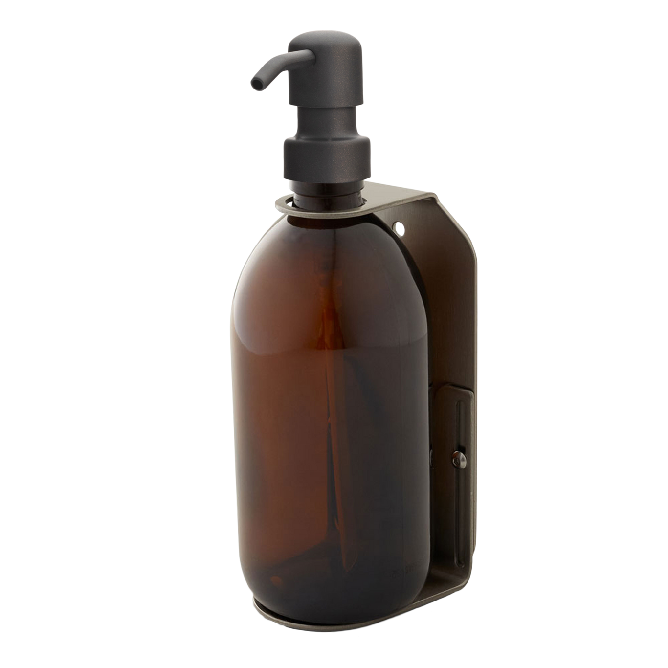 Nickel Single Wall Mounted Soap Dispenser