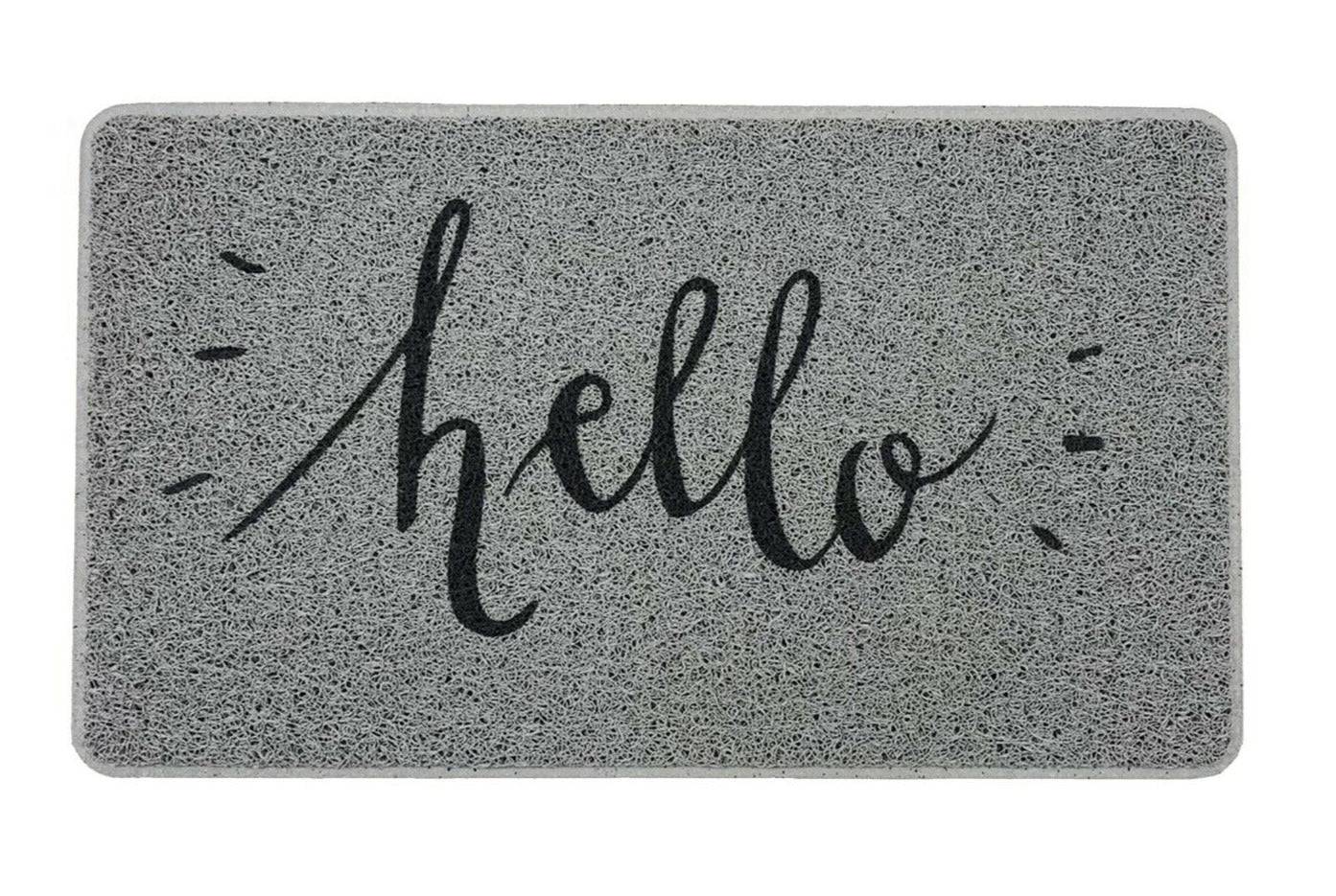 Hello Print PVC Spaghetti Looper Door Mat - 75x44cm
