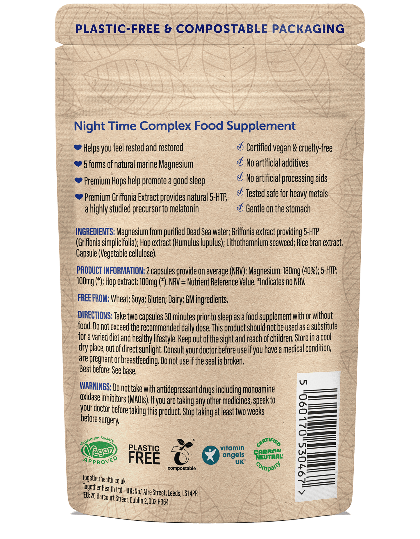 Night Time – Magnesium & Herbal Sleeping Aid