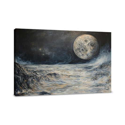 Enigmatic Earthrise Canvas
