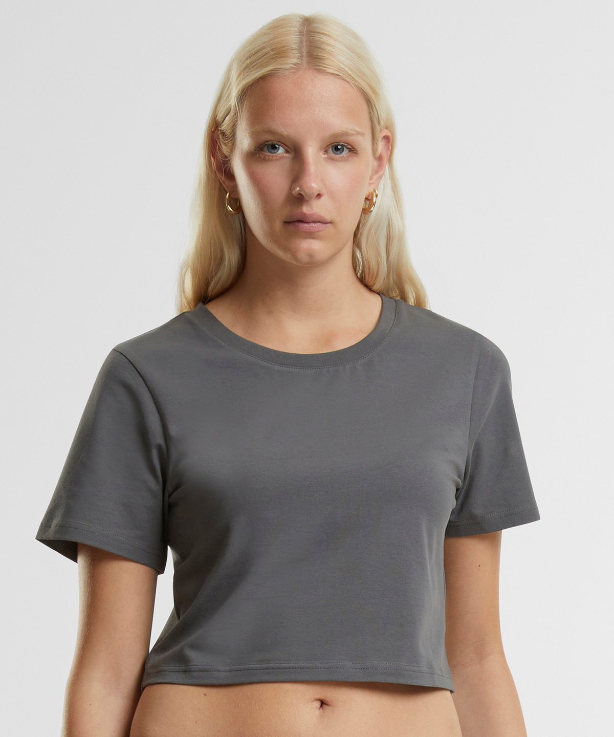Organic Stretch Cropped T-shirt: Womens